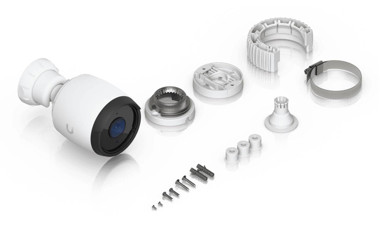 Cámara IP Ubiquiti UniFi G6 Bullet 4K PoE 8MP IR AI IP67 Blanca 8