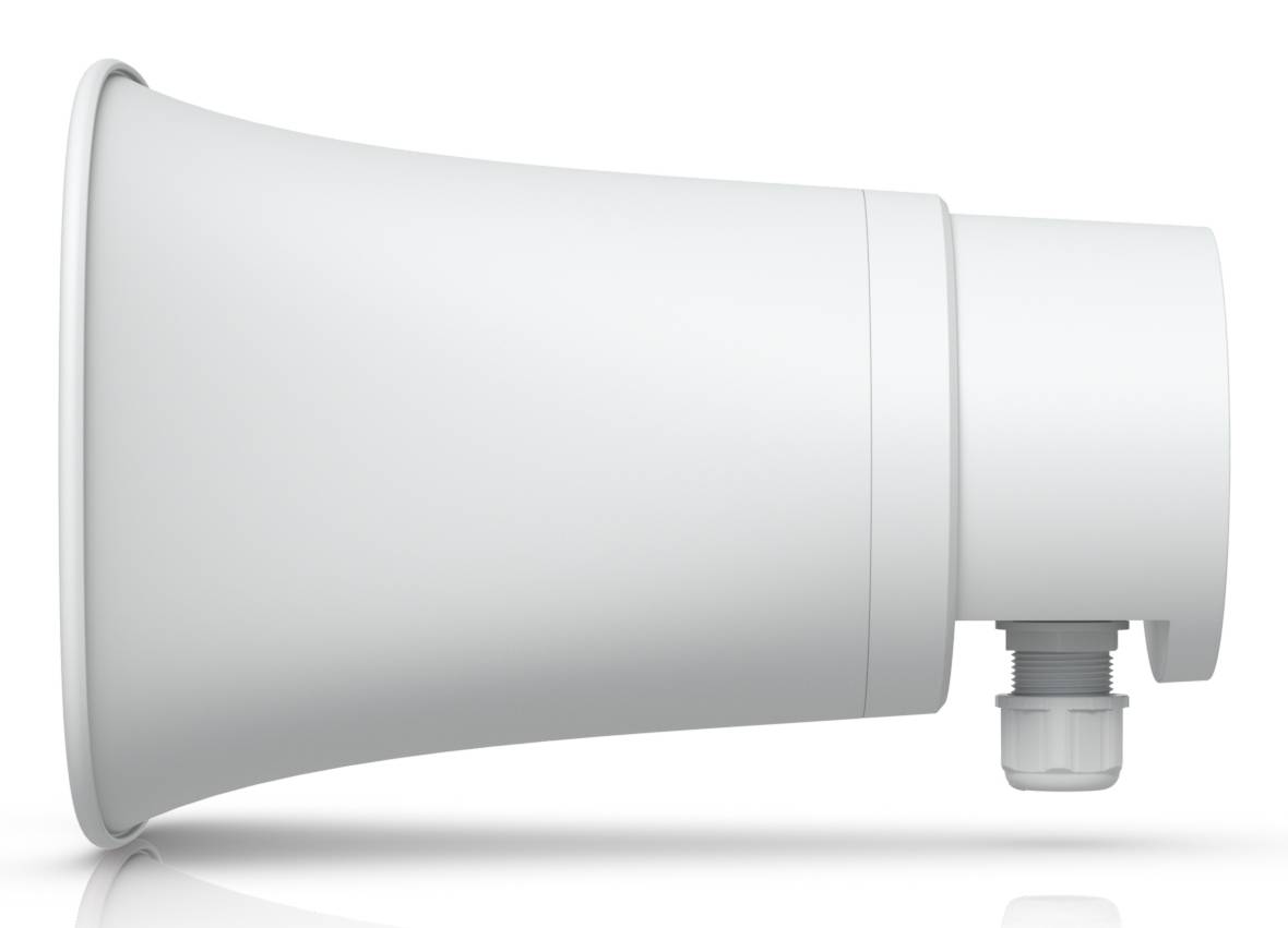 Altavoz IP UBIQUITI AI Horn Speaker PoE+ IP66 para alertas de seguridad y UniFi Protect 9