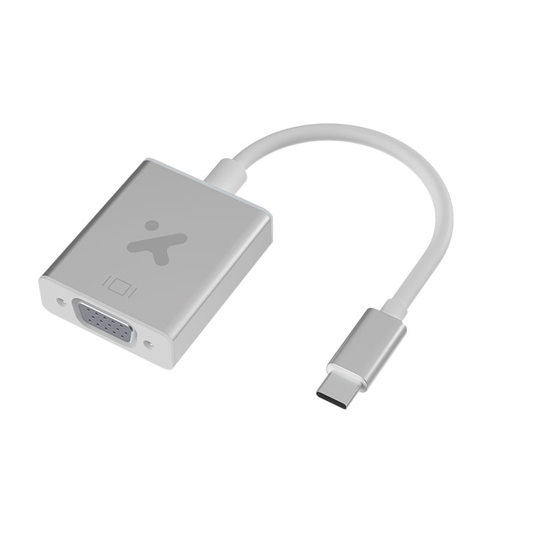 Adaptador de VIdeo USB Tipo-C macho a VGA hembra Xtech XTC-552 1