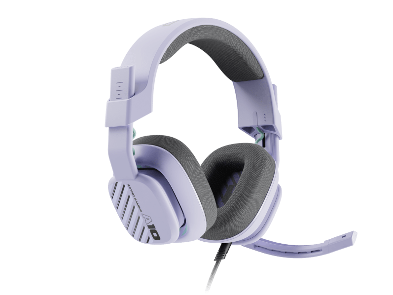 Audífonos Gamer Astro Gaming A10, Over-Ear, con Cable, Construcción Resistente, Edición PC, Lilac 1