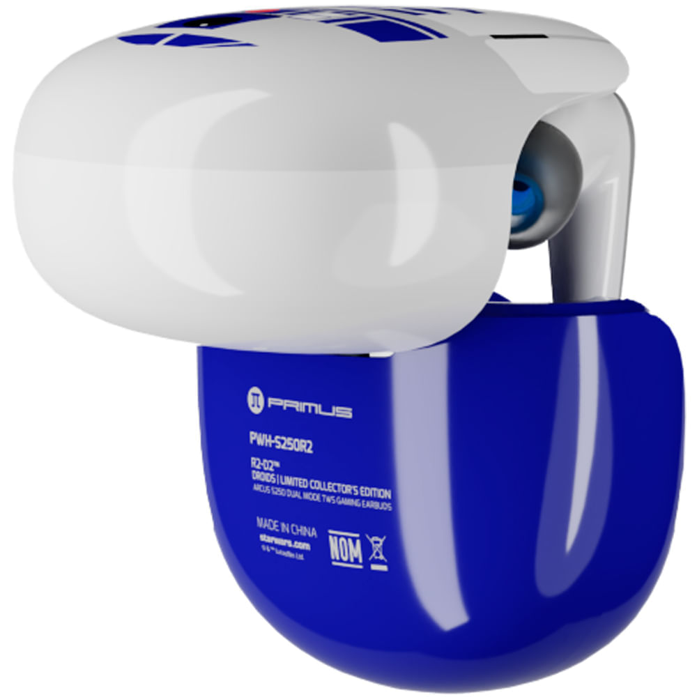 Audífonos TWS Gaming Primus Arcus S250 PWH-S250R2, 2.4GHz, BT 5.4, ANC, R2D2 5