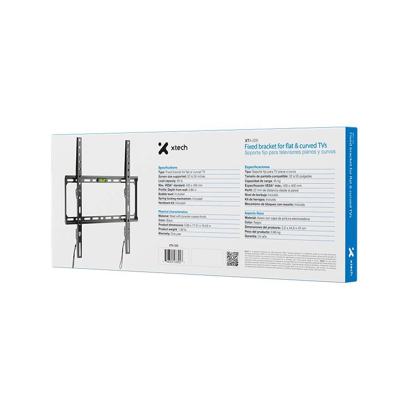 Soporte Fijo de Muro Xtech XTA?326 para TV 32?55 pulgadas 6