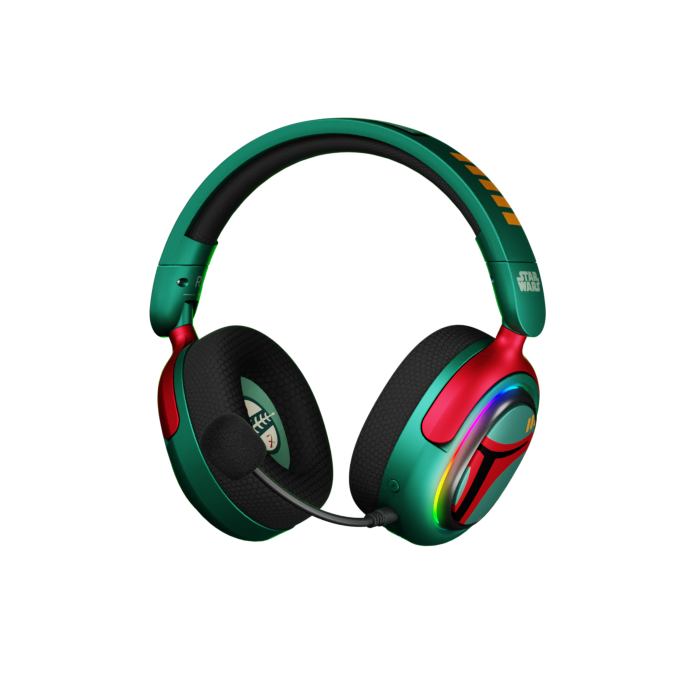 Audífonos Gamer inalámbricos Primus Arcus 380BT PBH-S380BF, con Micrófono, RGB, Boba Fett 1