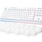 Teclado Gamer Inalámbrico Logitech G715,Switch GX Blue, RGB, Reposamuñecas, Blanco, Inglés - Miniatura 2