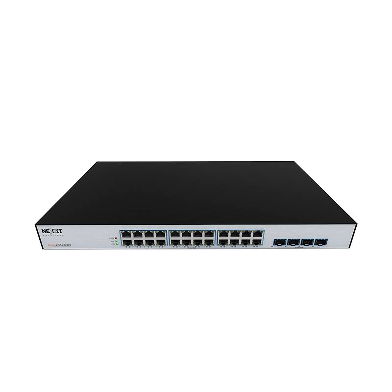 Switch Nexxt Axis2400R 24 Puertos PoE+ Gigabit Rack Alto Rendimiento Empresarial 1