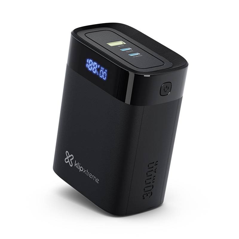 Power Bank Klip Xtreme PowerCell 30000, 30000mAh, 140W, USB C PD, Negro 1