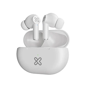 Audífonos Inalámbricos Klip Xtreme Buds-Fi, True Wireless, ENC, Bluetooth 5.4, Blanco