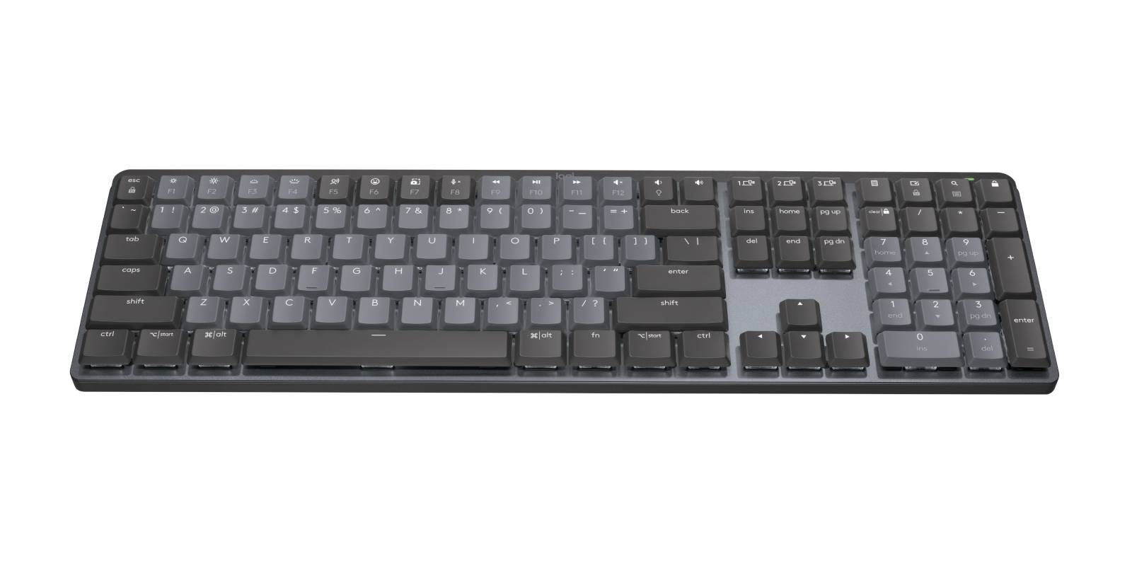 Teclado Mecánico Inalámbrico Logitech MX Mechanical, Bluetooth, USB, Graphite, Español 8