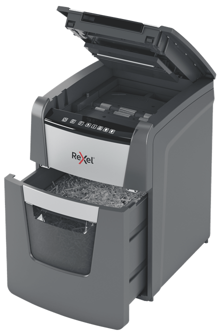 Trituradora de Papel Rexel Optimum AutoFeed 100X, Hasta 100 Hojas, Ciclo 30 Minutos 4