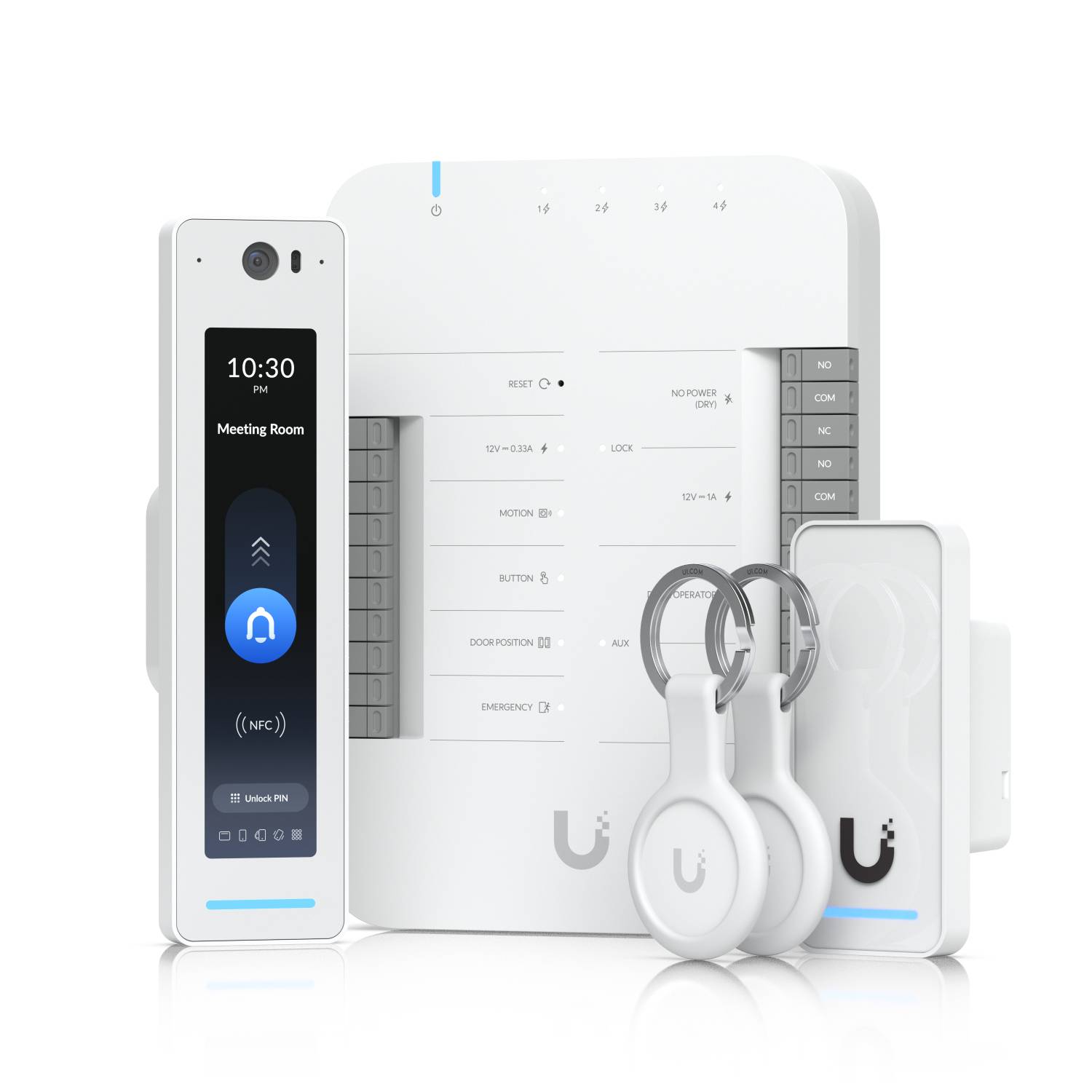Kit Ubiquiti Control de Acceso 1 Puerta Completa con Hub Lectores y Llaveros NFC UA-G3-SK-PRO UniFi 1