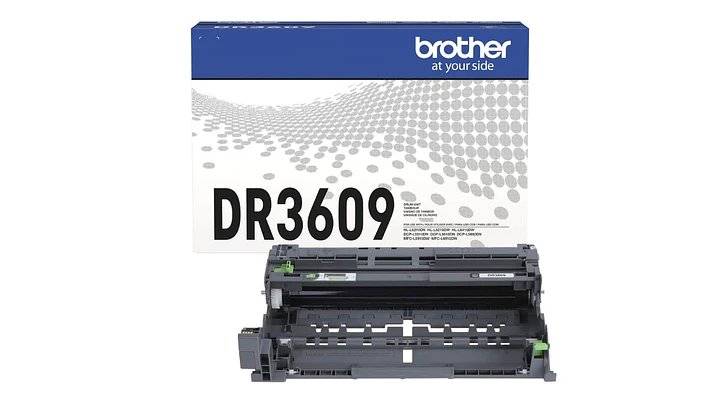 Tambor Brother DR-3609, Color negro, hasta 75.000 paginas, Compatible DCP, MFC y HL 1