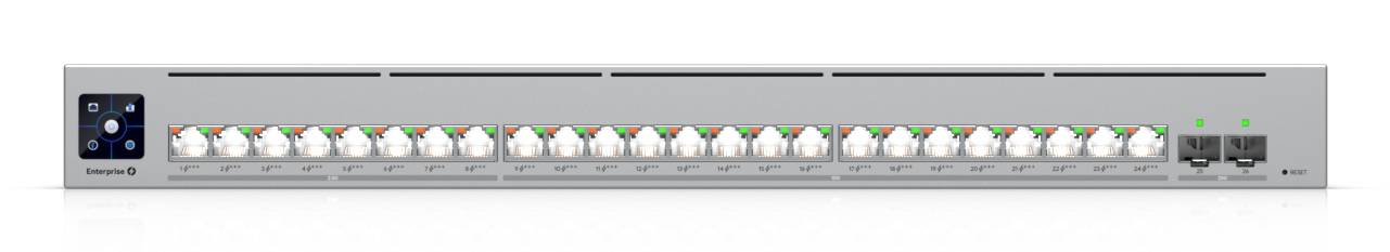 Switch PoE++ Ubiquiti UniFi ECS-24-PoE - 24P RJ45 10GbE, 2x25GbE SFP28, L3, 1050W 3