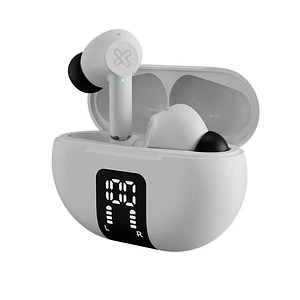 Audífonos Inalámbricos Klip Xtreme EdgeBuds, TWS, Bluetooth 5.4, Blanco