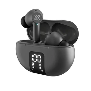 Audífonos Inalámbricos Klip Xtreme EdgeBuds, TWS, Bluetooth 5.4, Gris