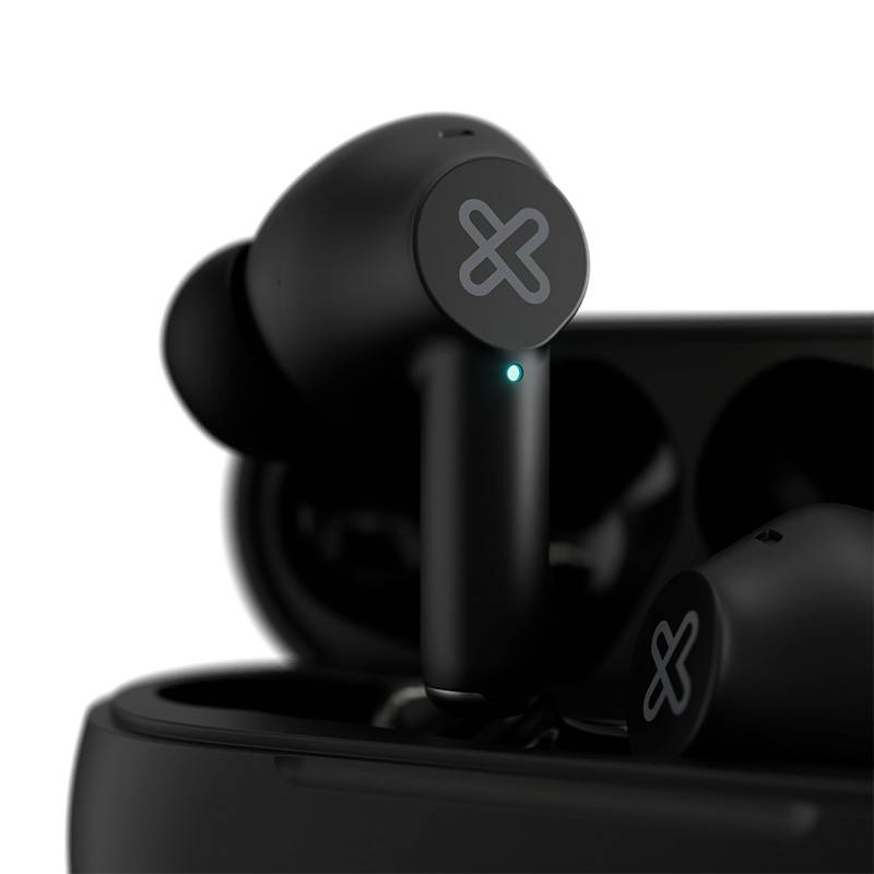Audífonos Inalámbricos Klip Xtreme EdgeBuds, TWS, Bluetooth 5.4, Negro 3