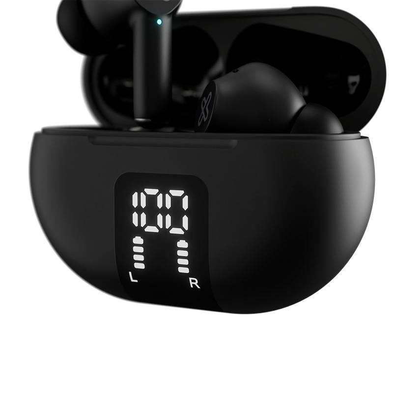 Audífonos Inalámbricos Klip Xtreme EdgeBuds, TWS, Bluetooth 5.4, Negro 4