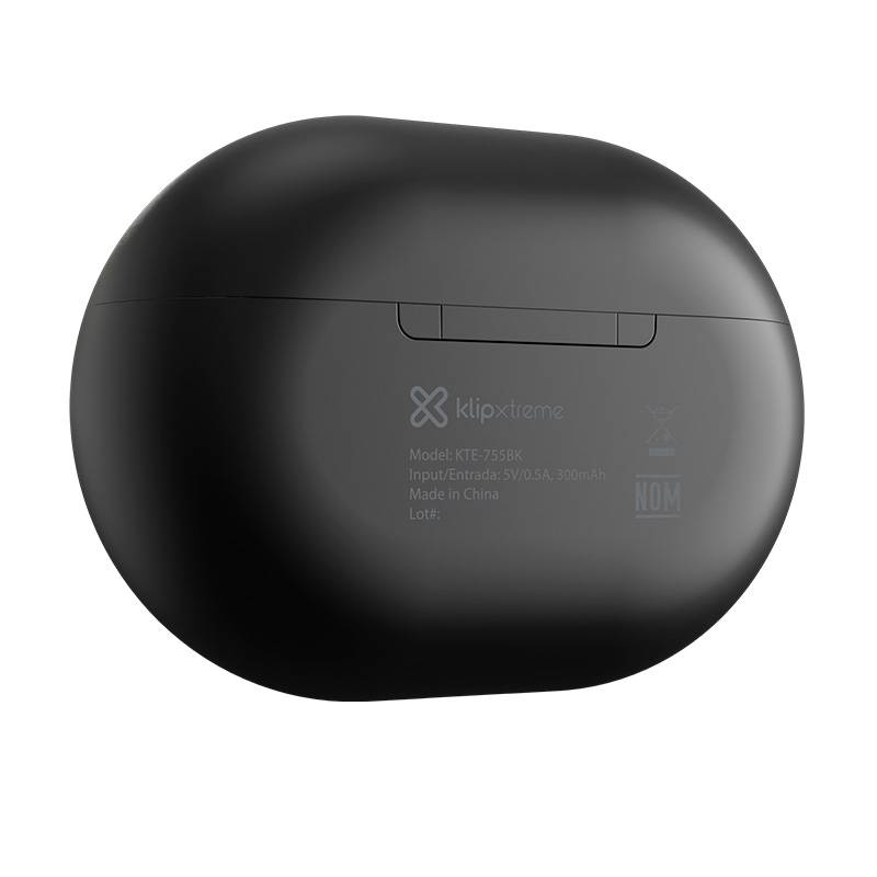 Audífonos Inalámbricos Klip Xtreme EdgeBuds, TWS, Bluetooth 5.4, Negro 5