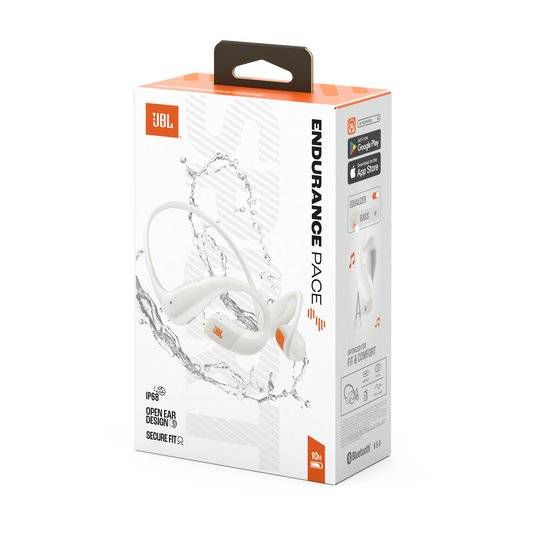 Auriculares Deportivos JBL Endurance Pace Bluetooth Abiertos IP68 Blanco 10