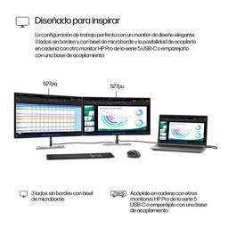 Monitor HP Series 5 Pro 527pq 27 Pulgadas QHD IPS 100Hz para Productividad Profesional 9
