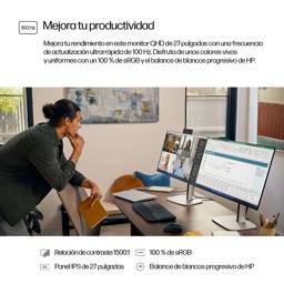 Monitor HP Series 5 Pro 527pq 27 Pulgadas QHD IPS 100Hz para Productividad Profesional 11