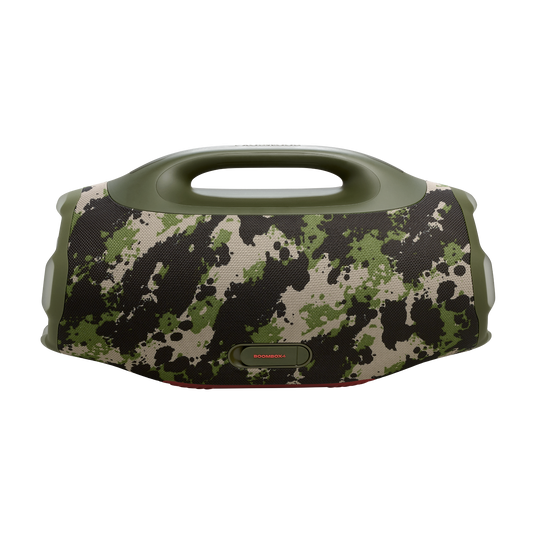 Parlante Bluetooth portátil JBL Boombox 4, IP68, 34h, Auracast, BT 5, Color Camuflaje 3