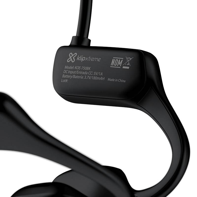 Headset de Oído Abierto Klip Xtreme OpenAir COM, Manos Libres, IPX5, Bluetooth 5.3, Negro 5