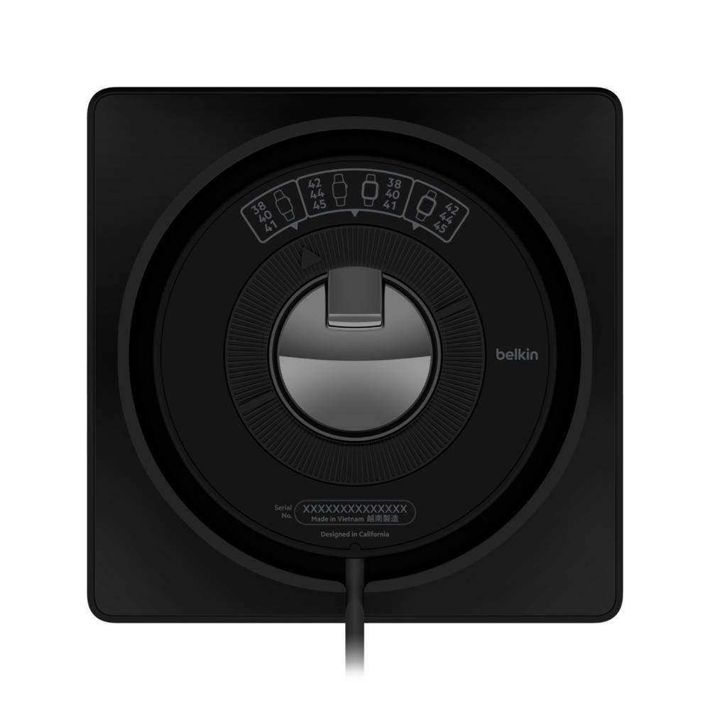 Base de Carga Portátil para Apple Watch Belkin, Negro 8