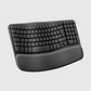 Teclado ergonómico Logitech Wave Keys for Business, Receptor USB-A Logi Bolt - Miniatura 3