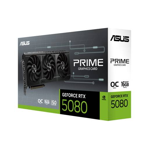Tarjeta de Video ASUS Prime GeForce RTX 5080 OC, 16GB GDDR7, 256-bit, HDMI x1, Displayport X3 13