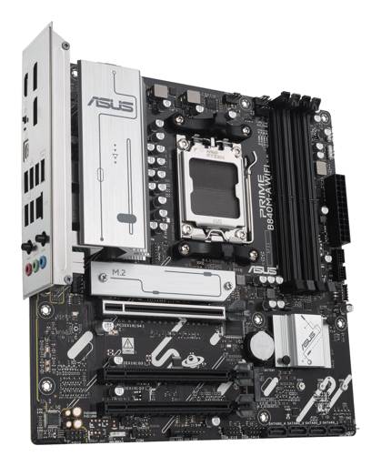 Placa Madre ASUS PRIME B840M-A WIFI AMD AM5, 4xDDR5, 3xM.2 PCIe4.0, 4xSATA, WiFi 6E, Micro-ATX 5