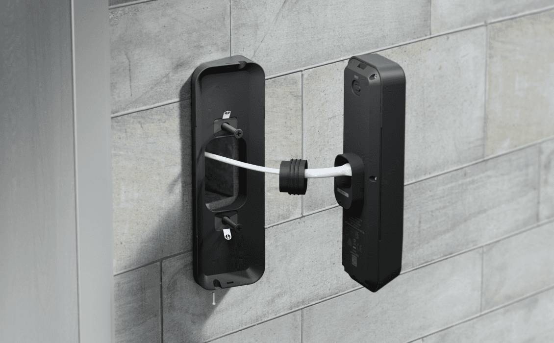 Kit timbre UBIQUITI UVC-G4 DOORBELL PRO POE con doble cámara y PoE chime 4
