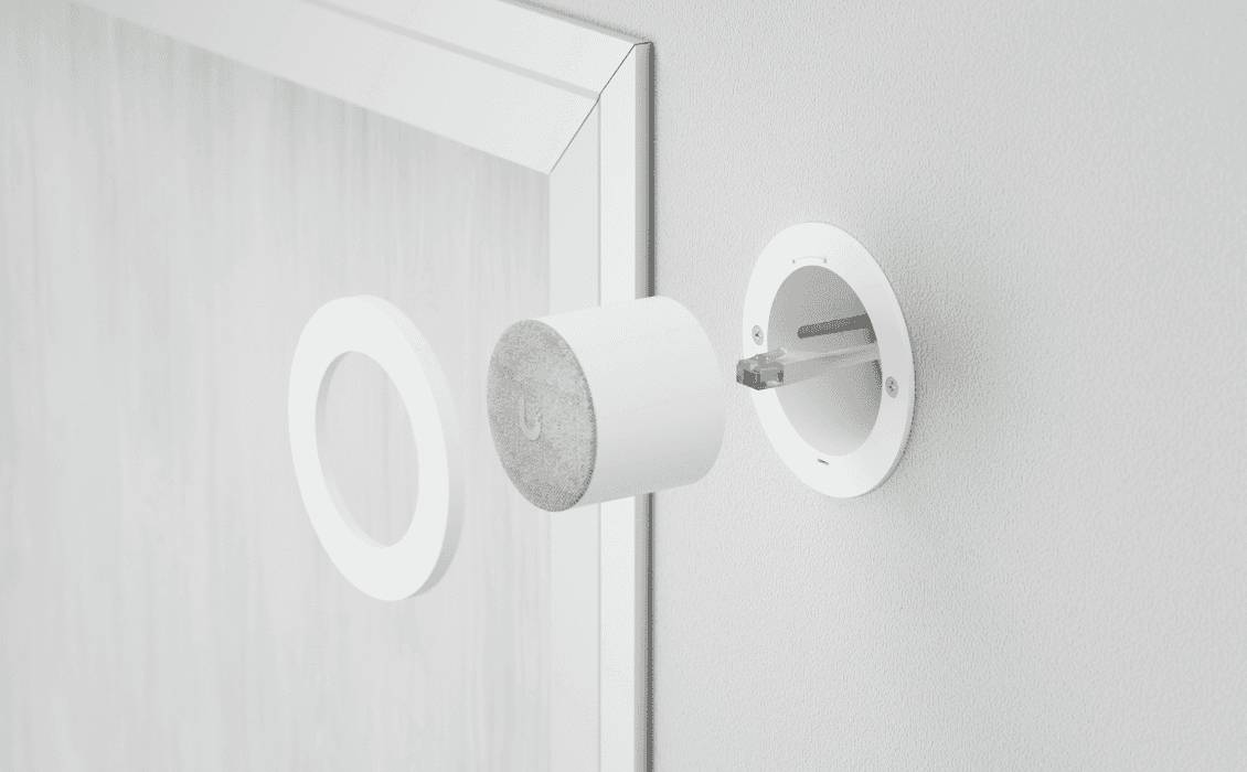 Kit timbre UBIQUITI UVC-G4 DOORBELL PRO POE con doble cámara y PoE chime 5