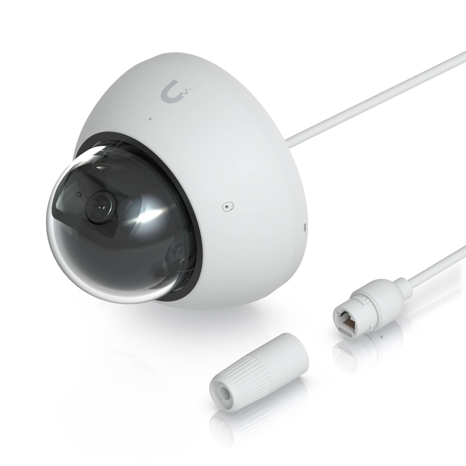 Camara IP Ubiquiti UVC-AI-DOME-W Dome 4K blanca 110 grados IR40m IK10 Mic/Spk PoE 4