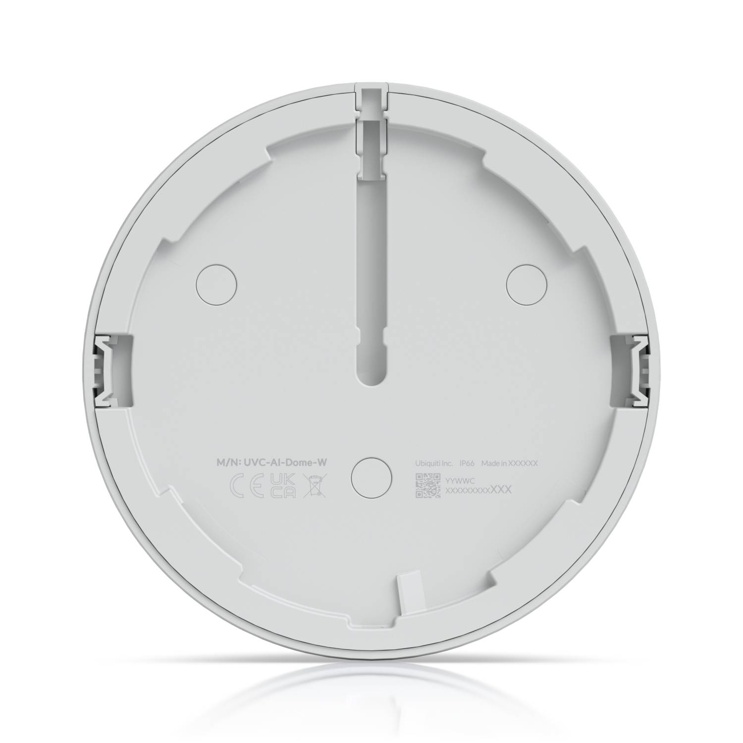 Camara IP Ubiquiti UVC-AI-DOME-W Dome 4K blanca 110 grados IR40m IK10 Mic/Spk PoE 10