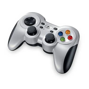 Joystick Control Logitech F710 - Inalámbrico - Para PC, vibración, Recubrimiento de goma 