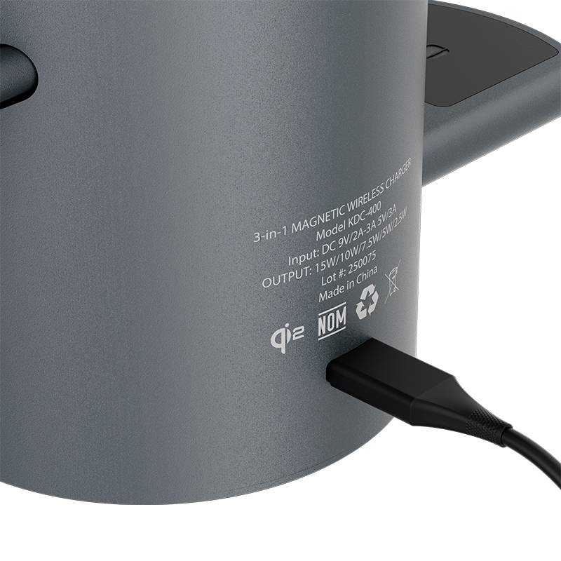 Base cargadora Klip Xtreme 15W – USB-C, carga inalámbrica rápida para celulares 6