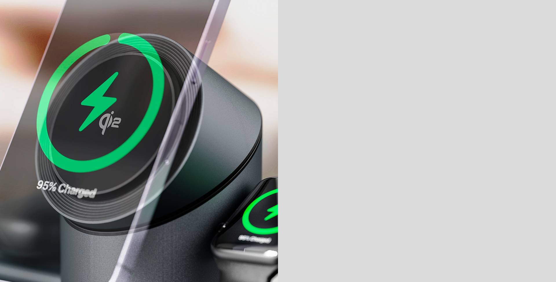 Base cargadora Klip Xtreme 15W – USB-C, carga inalámbrica rápida para celulares 9
