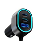 Adaptador auto Klip Xtreme 100W – 4×USB-C, 2×USB-A, carga simultánea de alta potencia - Miniatura 2