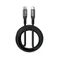 Cable USB-C Klip Xtreme KAC-750 3m negro – carga rápida 240W PD 3.1 trenzado y resistente - Miniatura 1