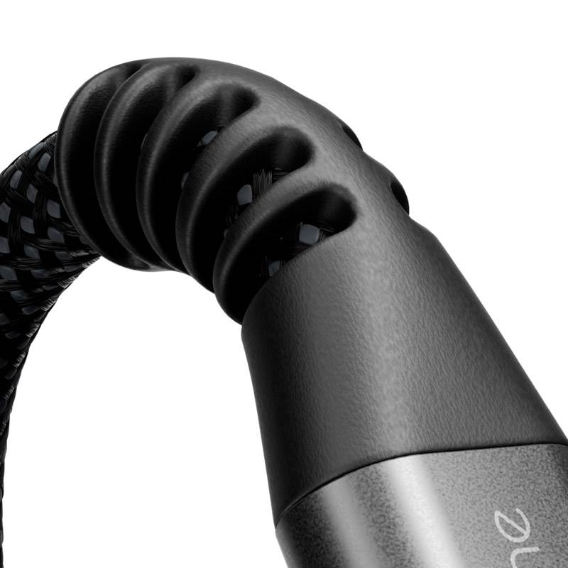 Cable USB-C Klip Xtreme KAC-750 3m negro – carga rápida 240W PD 3.1 trenzado y resistente 4