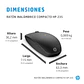 Mouse Inalámbrico HP 235 Slim 4E407AA, 1600 DPI, USB-A, Color Negro - Miniatura 5