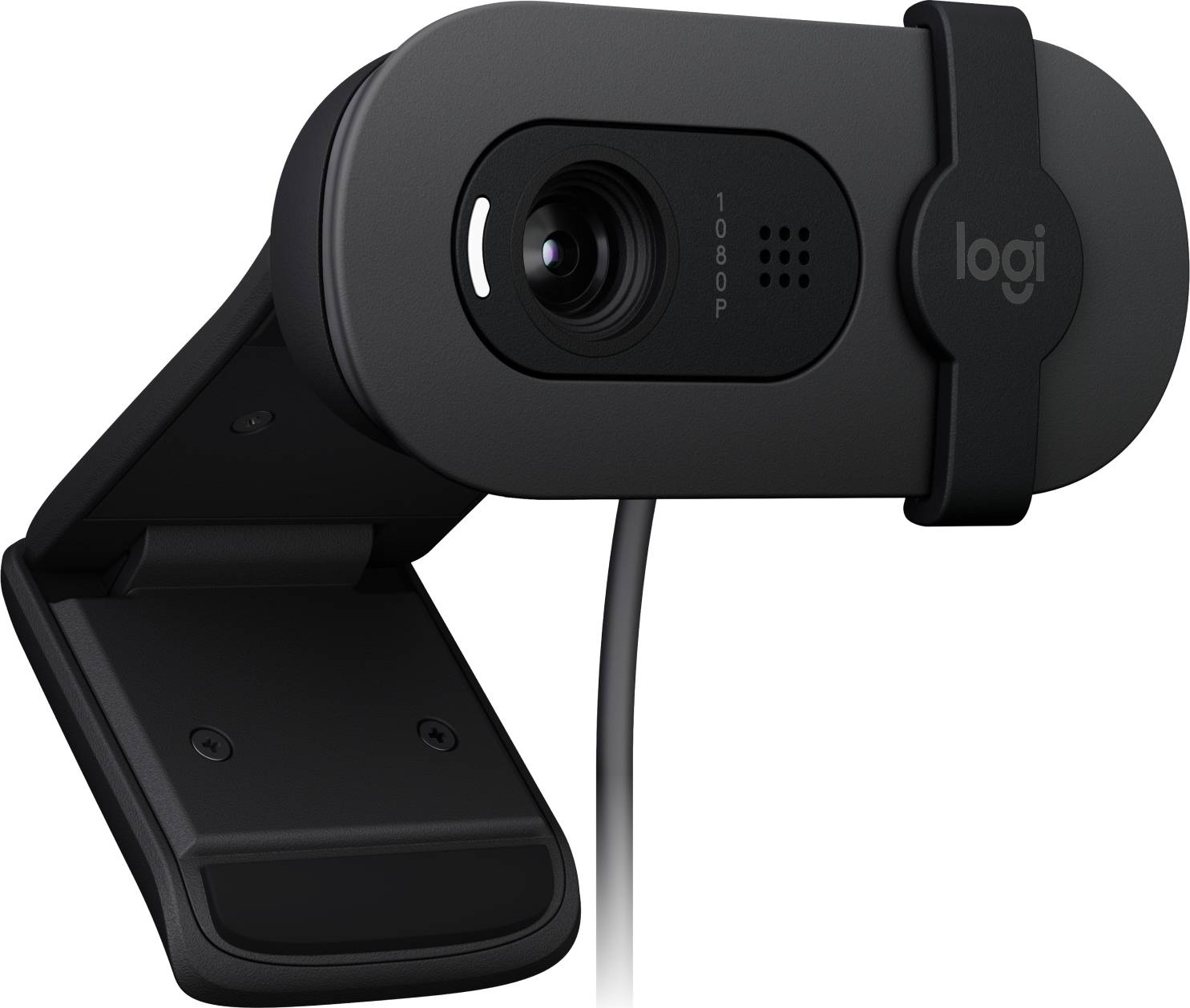 Cámara Web Logitech Brio 100 Full HD, tapa de privacidad, micrófono integrado  3