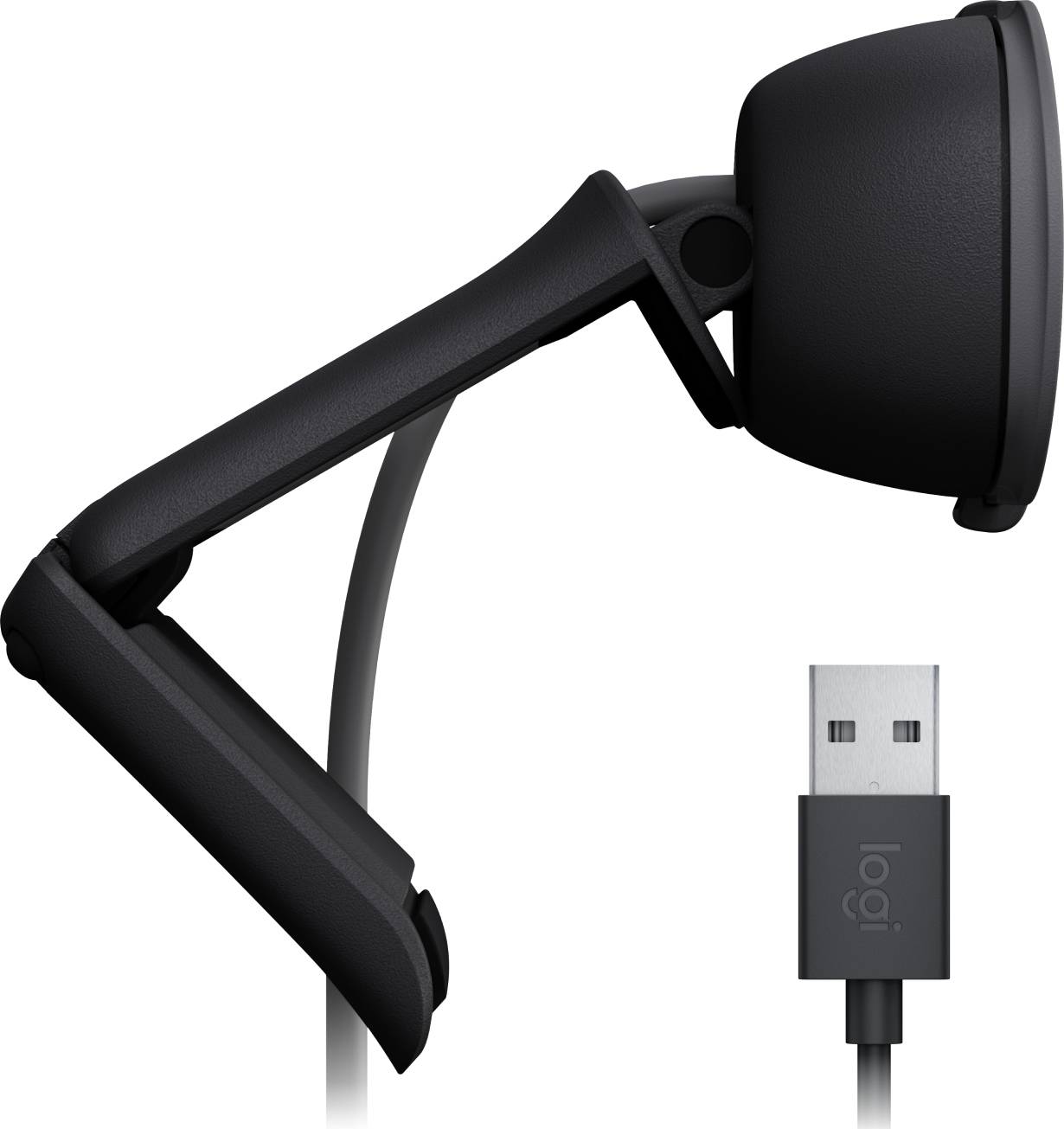 Cámara Web Logitech Brio 100 Full HD, tapa de privacidad, micrófono integrado  5