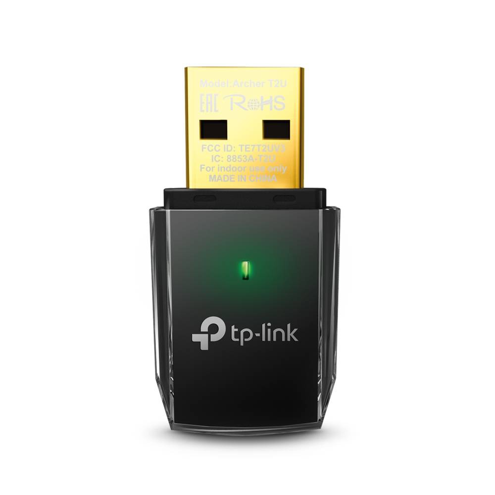 Adaptador USB Wi-Fi TP-Link Archer T2U - AC600, Doble Banda, Mini, USB 2.0 2
