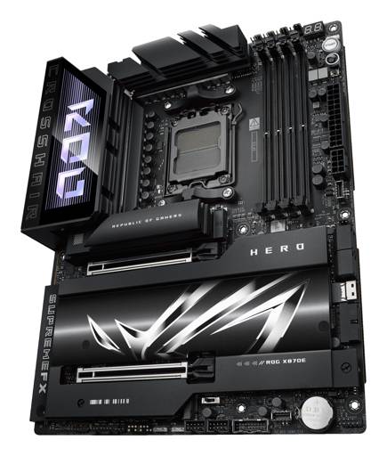 Placa Madre ASUS ROG CROSSHAIR X870E HERO, Socket AM5, 4x DDR5, 5x M.2, PCI-e 5.0, USB4, WiFi 7 9