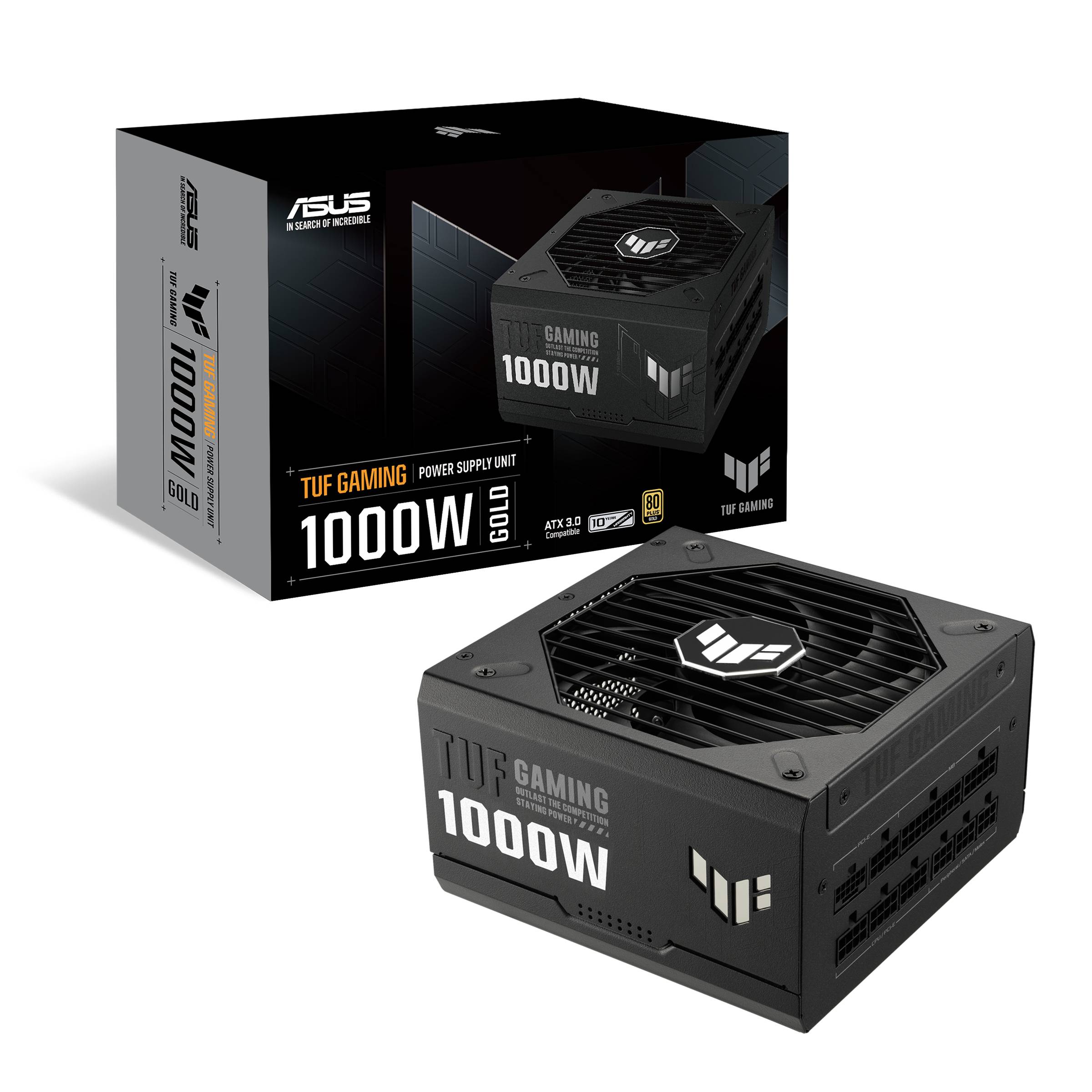 Fuente de Poder ASUS TUF Gaming 1000W Certificada 80+ Plus Gold ATX 3.0 Totalmente Modular 13