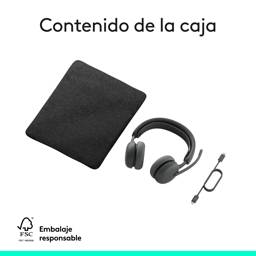Audífonos Logitech Zone Wireless Bluetooth Grafito con Conectividad Multipunto y Uso Profesional 12