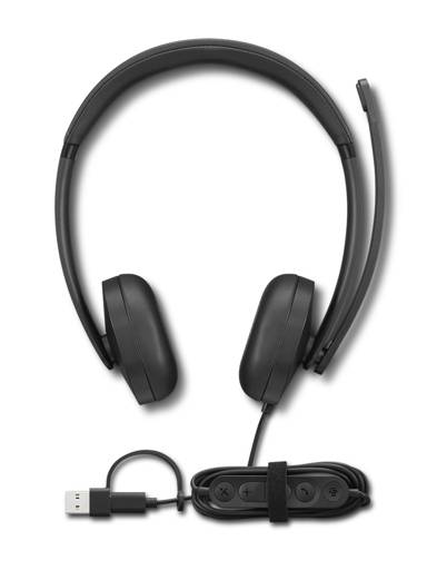 Audífonos Lenovo VoIP Headset 5000 USB-C Diadema Biauricular Oficina Teams 4