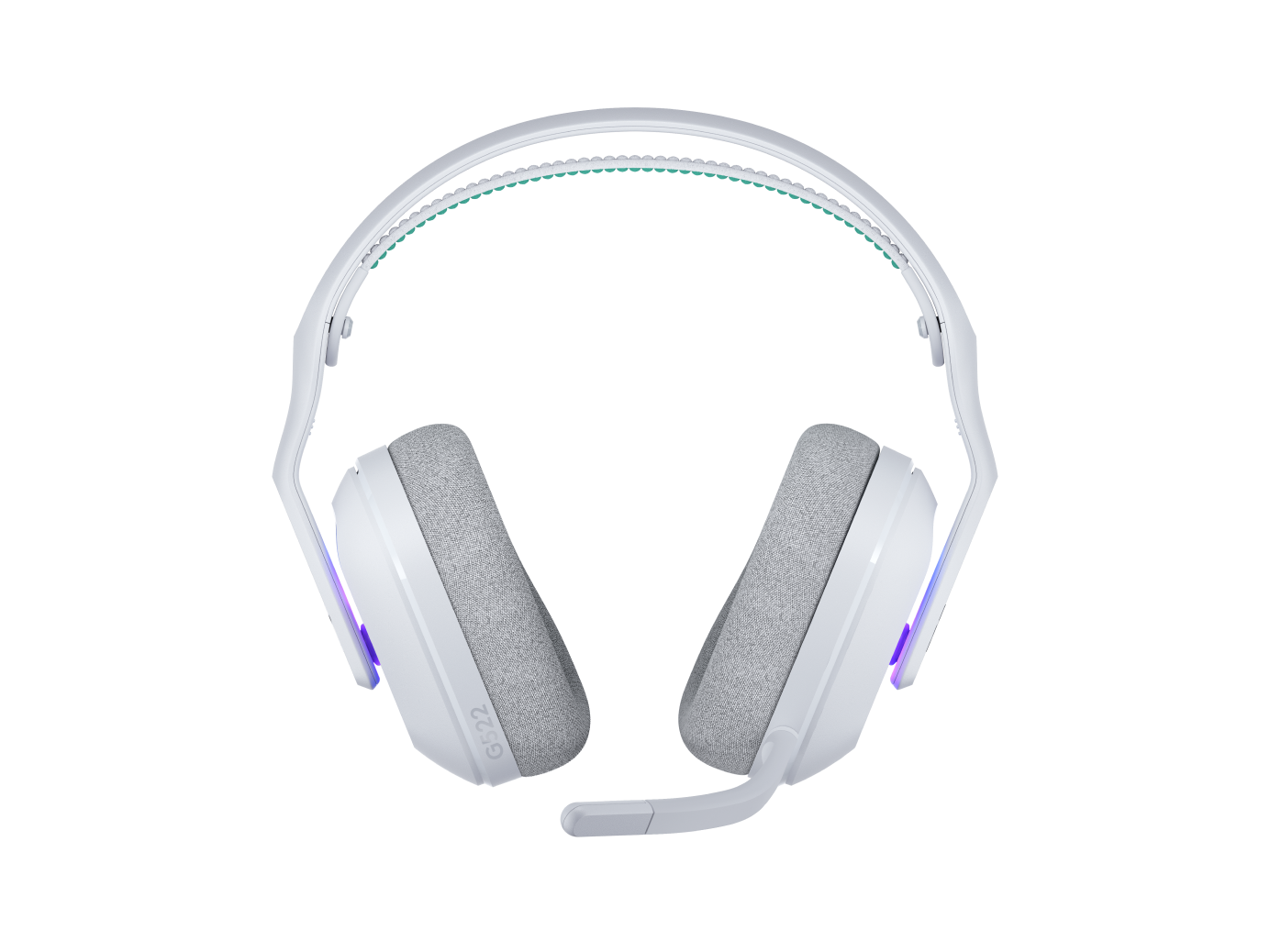 Audífonos Gamer Logitech G522 LIGHTSPEED, Wireless 2.4GHz, RGB, Blanco 4