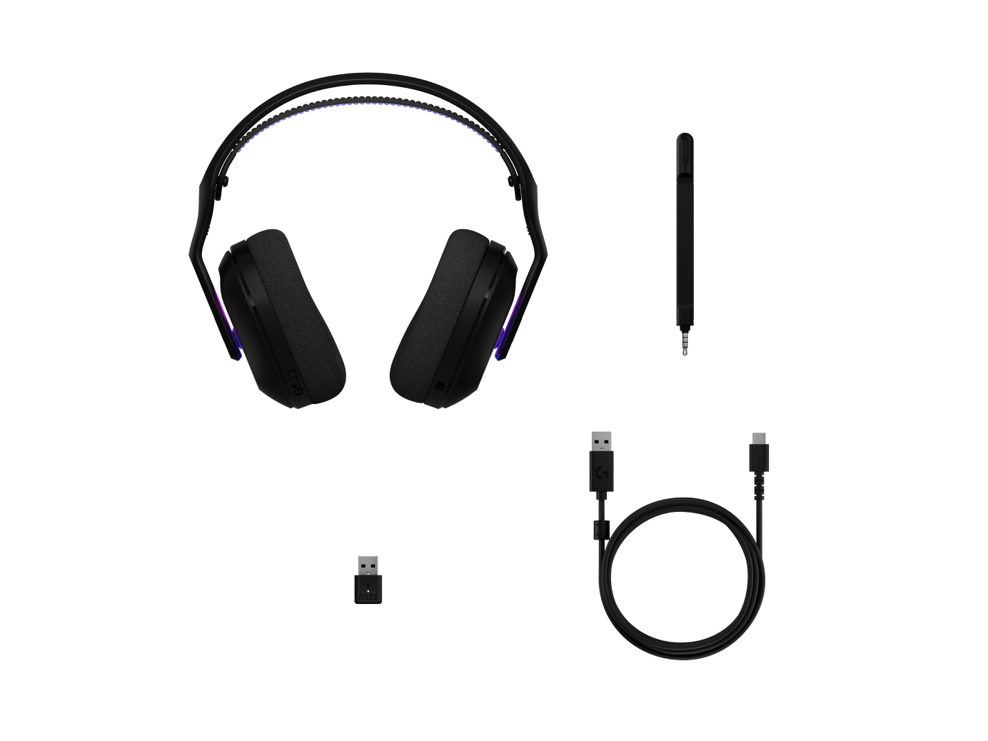 Audífonos Gamer Logitech G522 LIGHTSPEED, Wireless 2.4GHz, RGB, Negro 6
